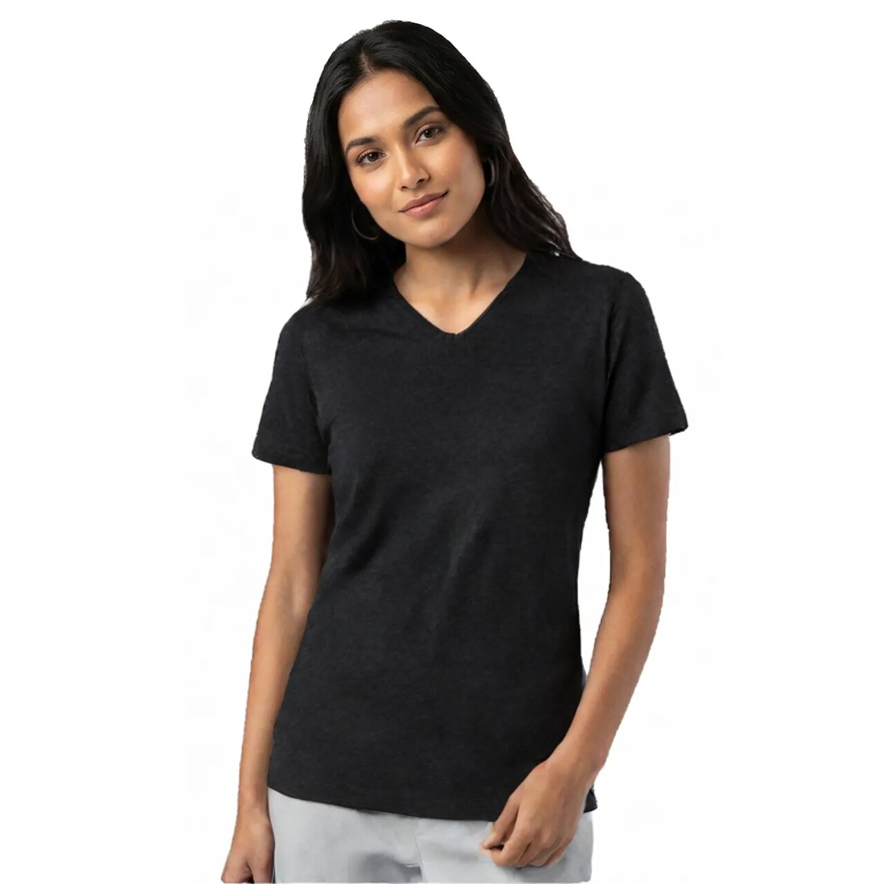 BELLA + CANVAS Triblend V-Neck Tee Soft Lightweight Unisex Retail Fit Everyday Wear Shirt